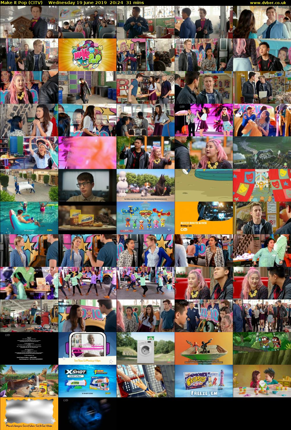Make It Pop (CITV) Wednesday 19 June 2019 20:24 - 20:55