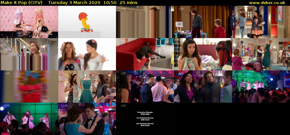 Make It Pop (CITV) Tuesday 3 March 2020 10:50 - 11:15