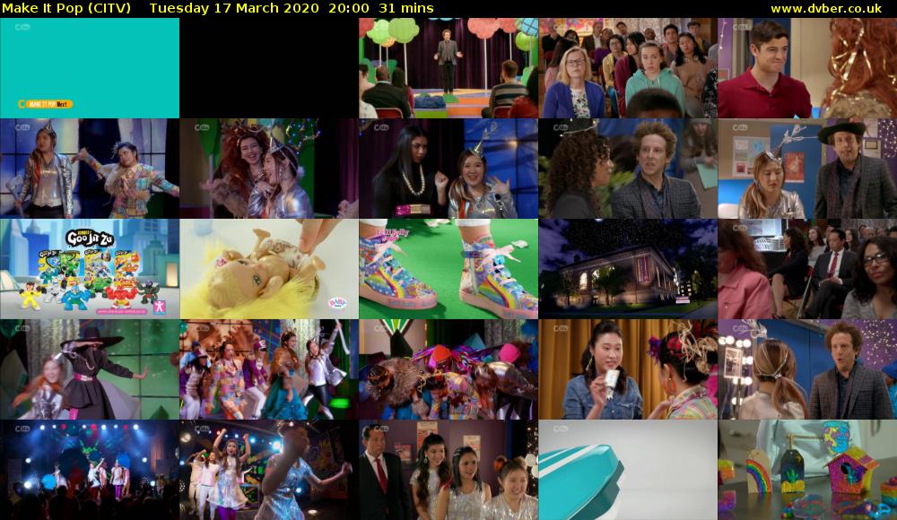 Make It Pop (CITV) Tuesday 17 March 2020 20:00 - 20:31