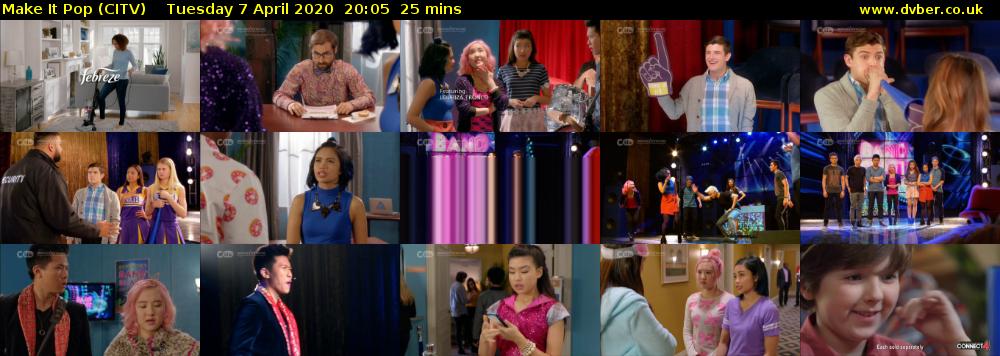 Make It Pop (CITV) Tuesday 7 April 2020 20:05 - 20:30