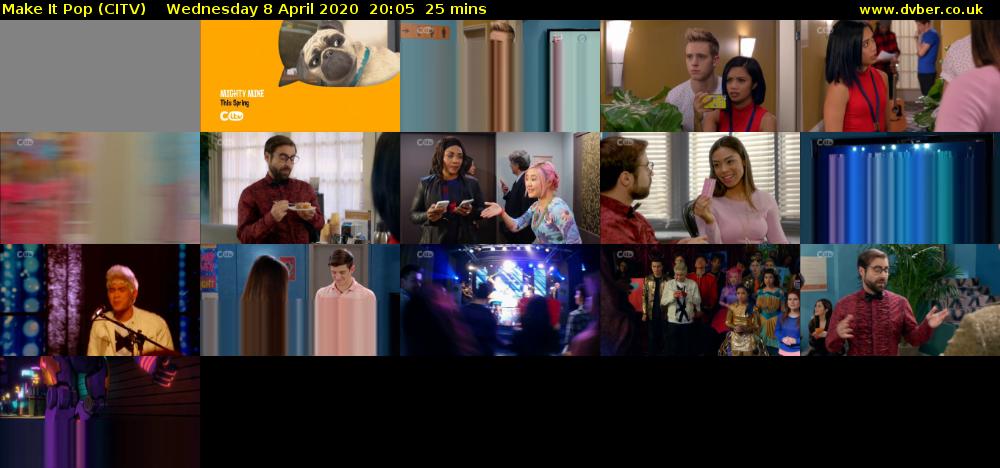 Make It Pop (CITV) Wednesday 8 April 2020 20:05 - 20:30