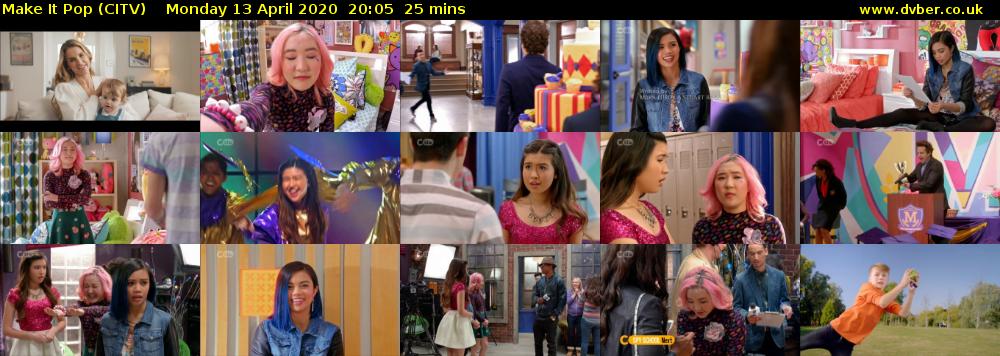 Make It Pop (CITV) Monday 13 April 2020 20:05 - 20:30