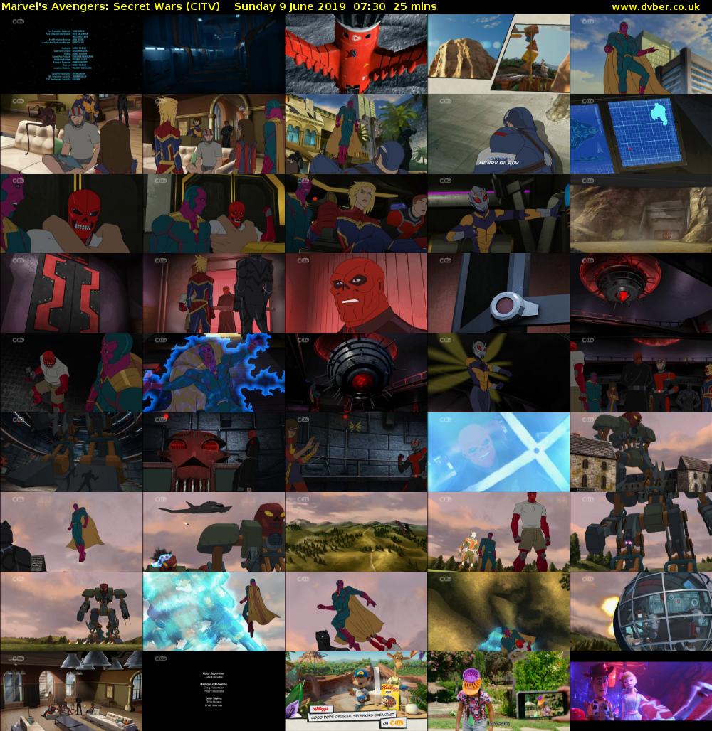 Marvel's Avengers: Secret Wars (CITV) Sunday 9 June 2019 07:30 - 07:55