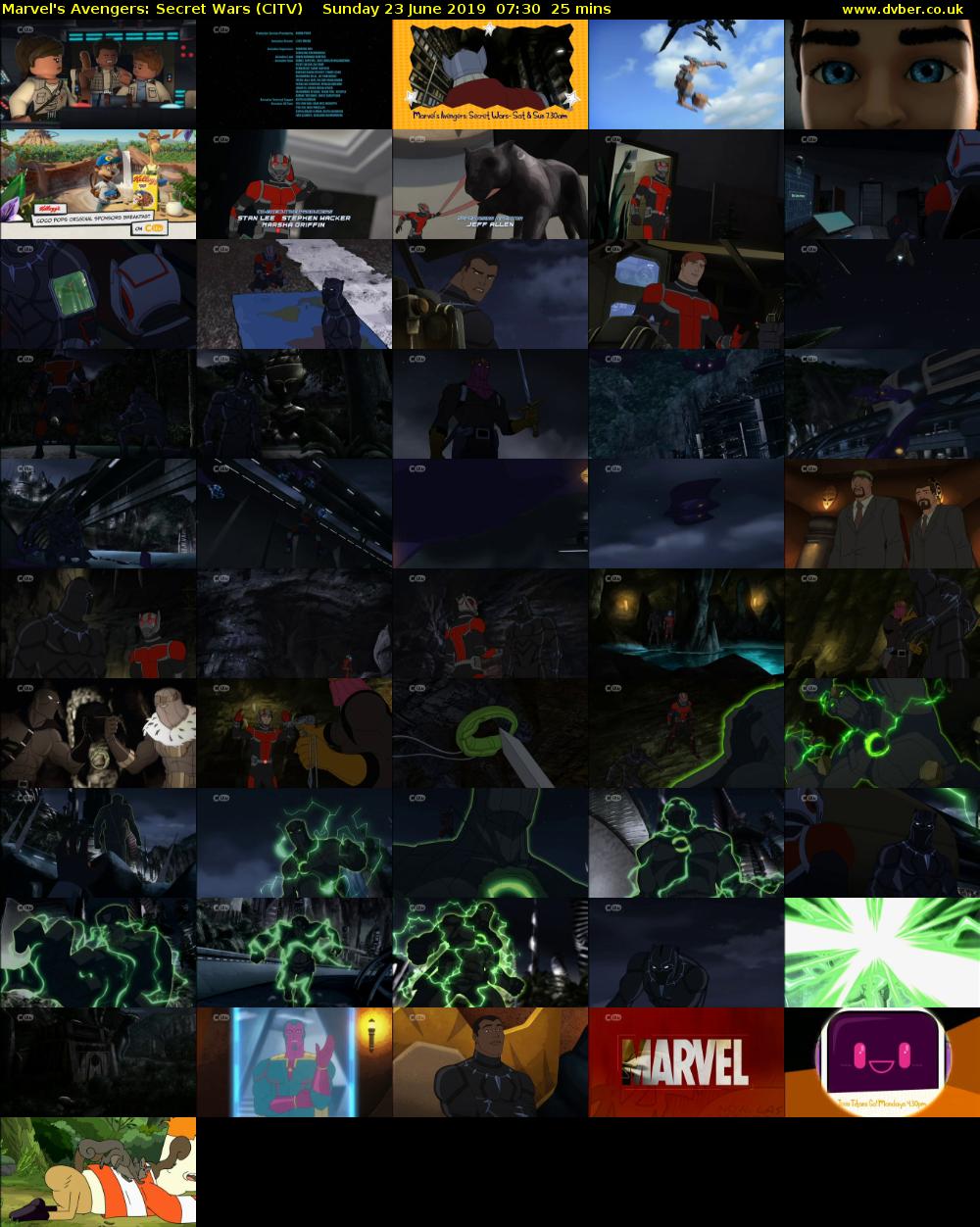 Marvel's Avengers: Secret Wars (CITV) Sunday 23 June 2019 07:30 - 07:55