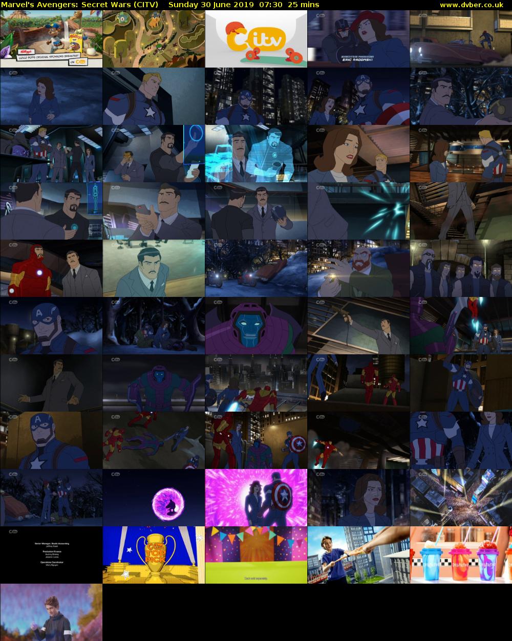Marvel's Avengers: Secret Wars (CITV) Sunday 30 June 2019 07:30 - 07:55