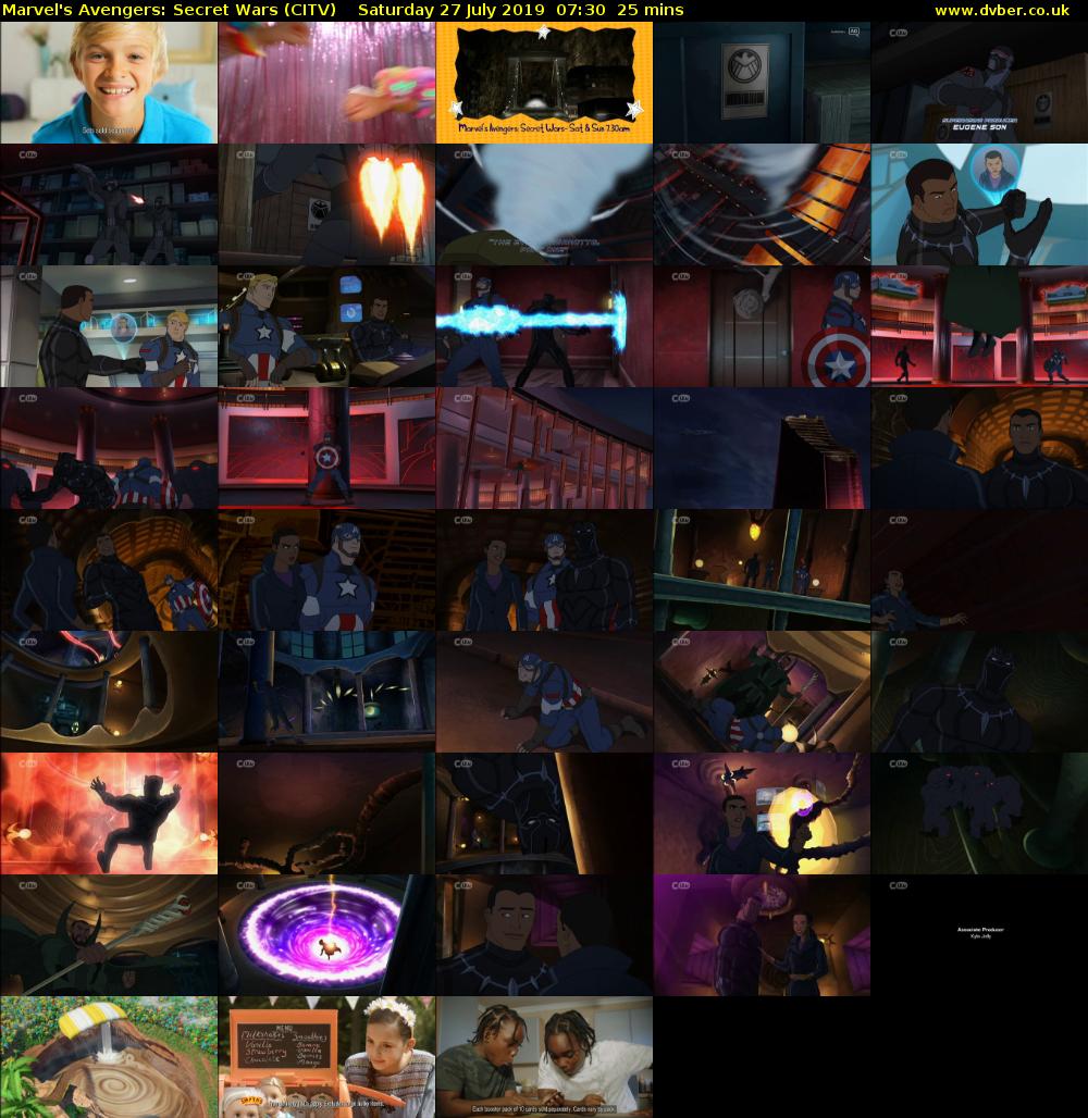 Marvel's Avengers: Secret Wars (CITV) Saturday 27 July 2019 07:30 - 07:55