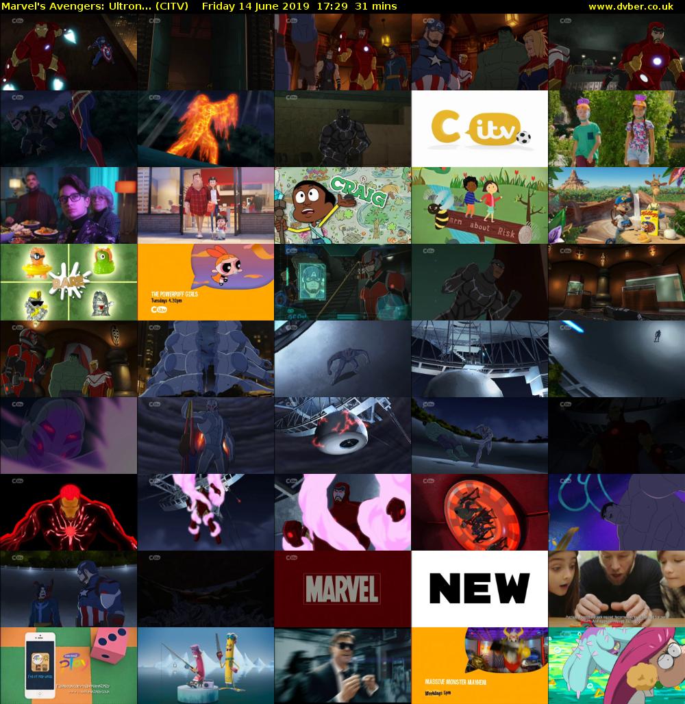 Marvel's Avengers: Ultron... (CITV) Friday 14 June 2019 17:29 - 18:00
