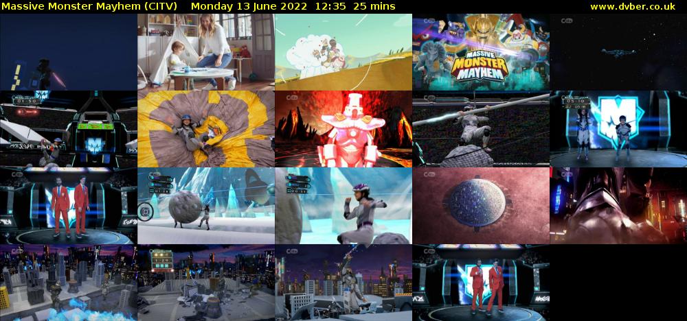 Massive Monster Mayhem (CITV) Monday 13 June 2022 12:35 - 13:00