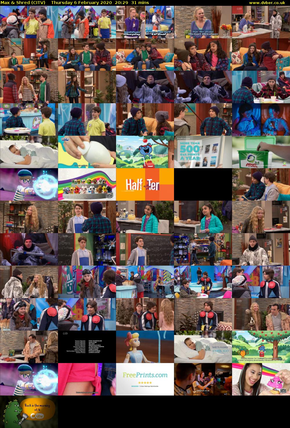 Max & Shred (CITV) Thursday 6 February 2020 20:29 - 21:00