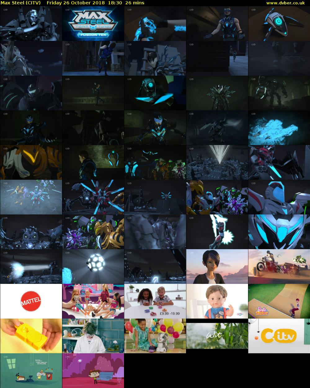 Max Steel (CITV) Friday 26 October 2018 18:30 - 18:56