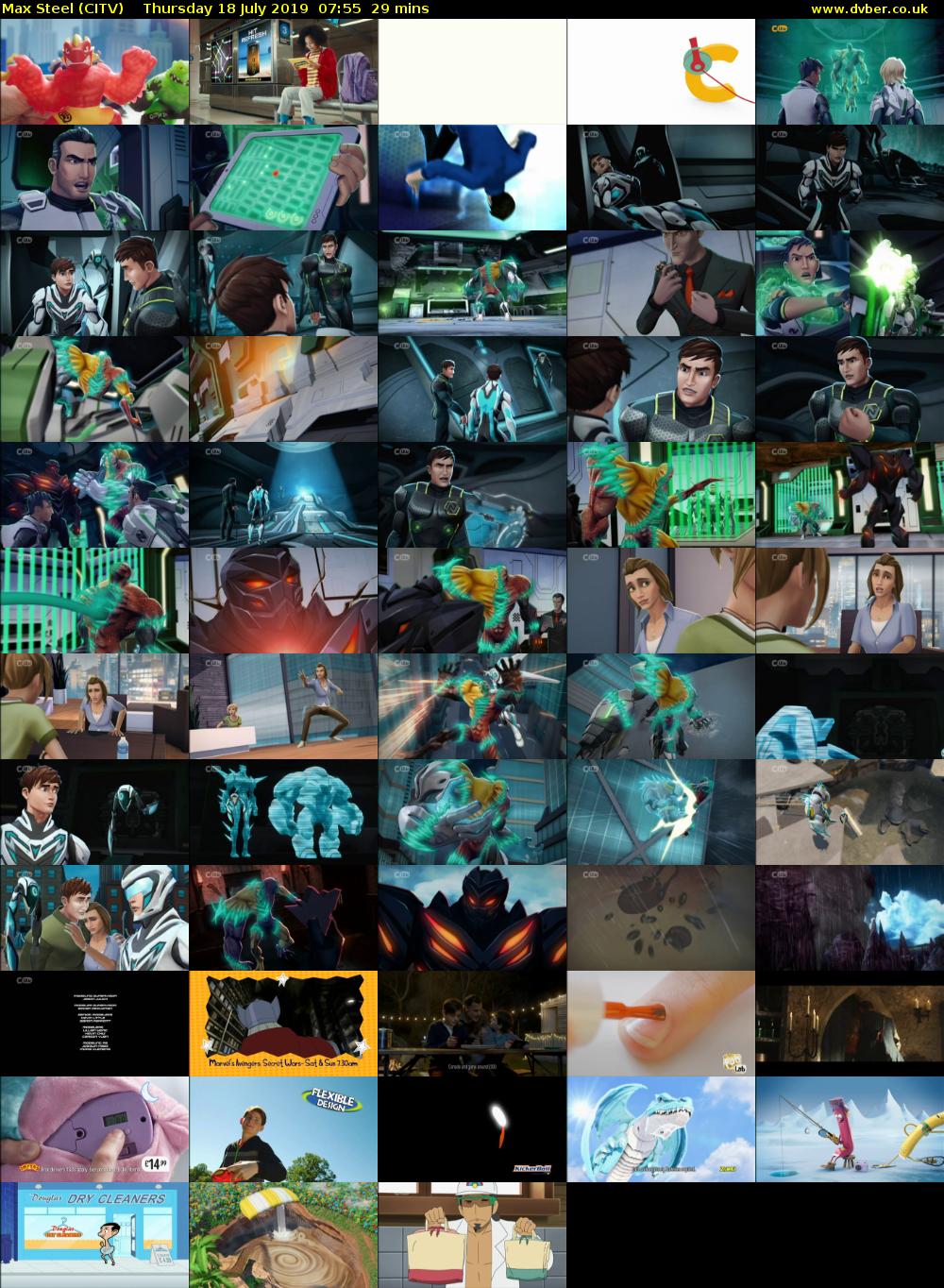 Max Steel (CITV) Thursday 18 July 2019 07:55 - 08:24