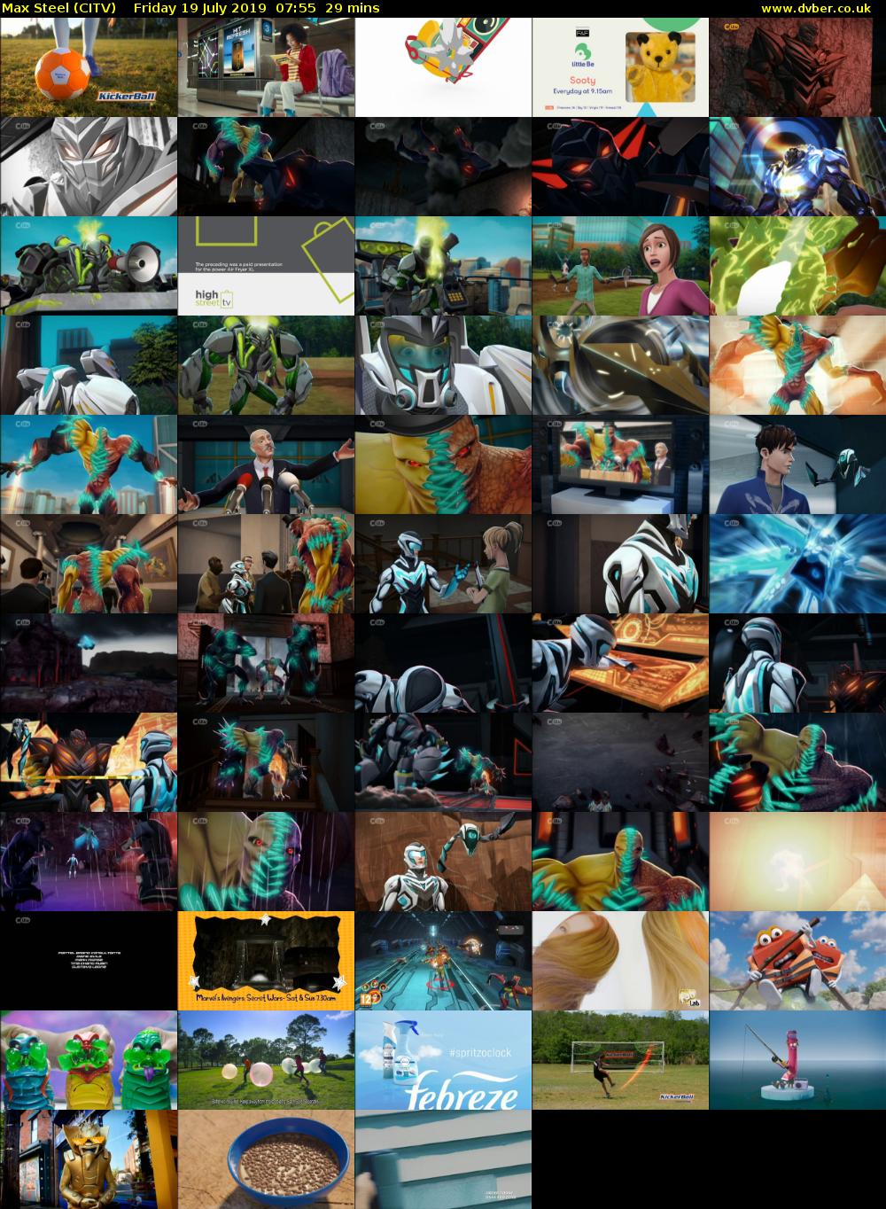 Max Steel (CITV) Friday 19 July 2019 07:55 - 08:24