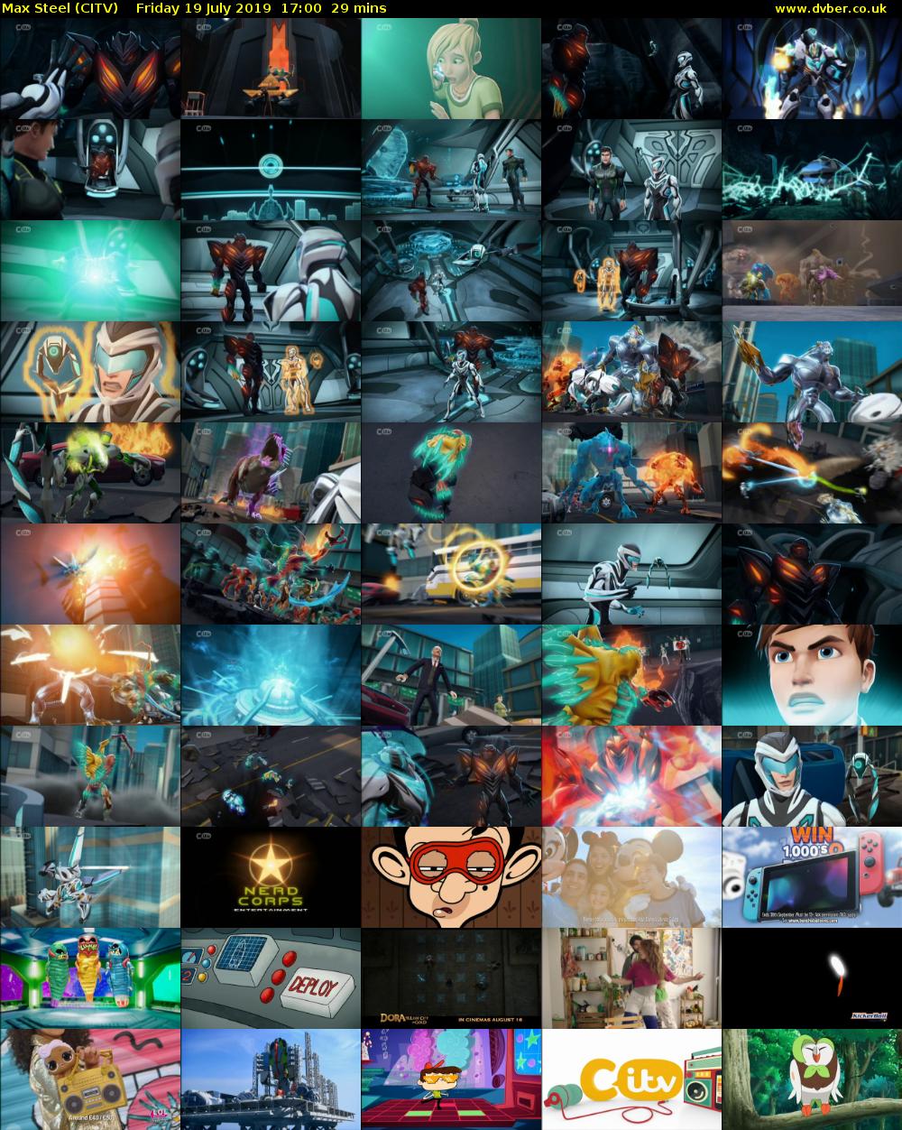 Max Steel (CITV) Friday 19 July 2019 17:00 - 17:29