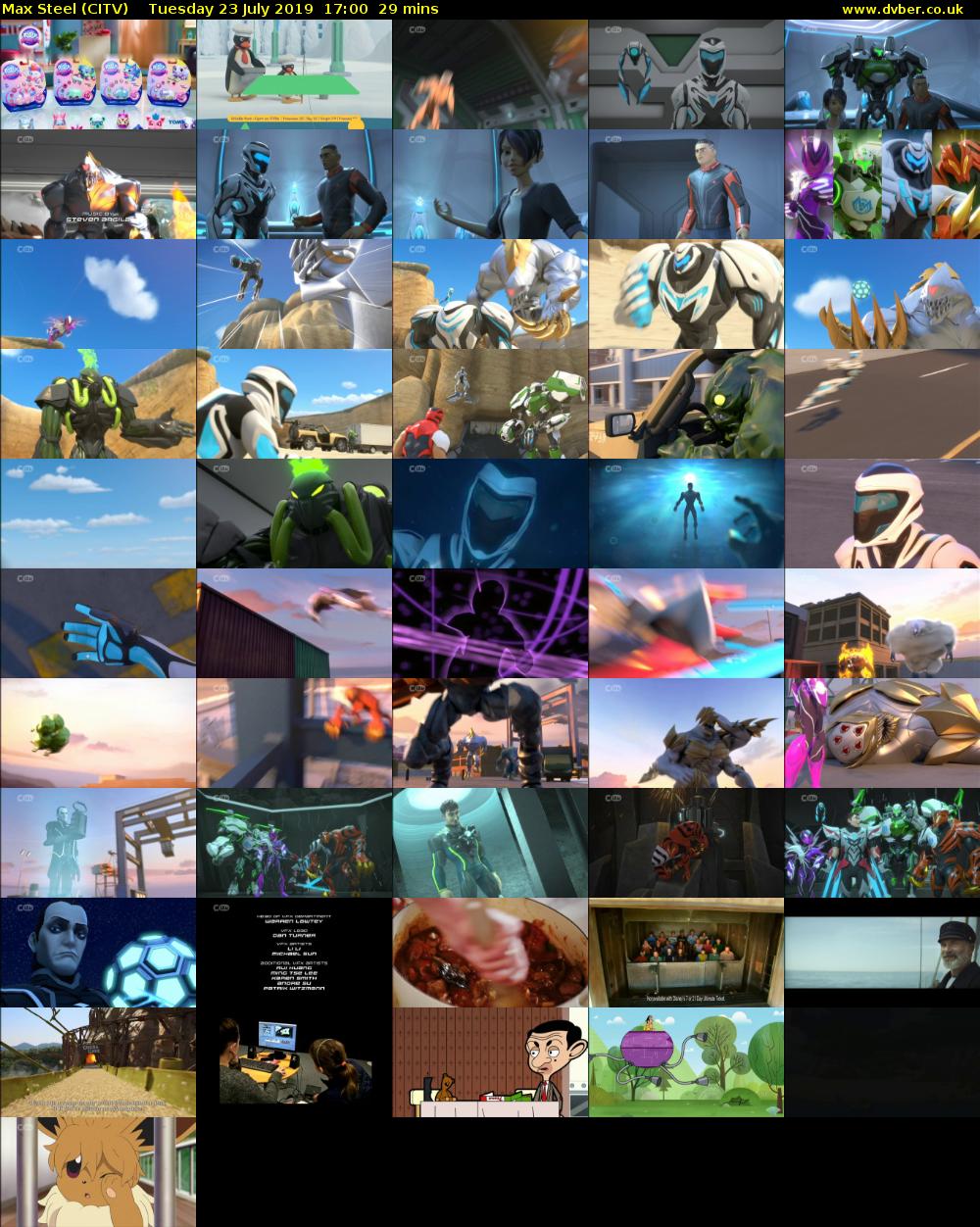 Max Steel (CITV) Tuesday 23 July 2019 17:00 - 17:29