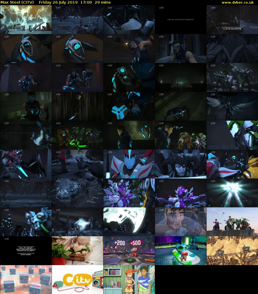 Max Steel (CITV) Friday 26 July 2019 17:00 - 17:29