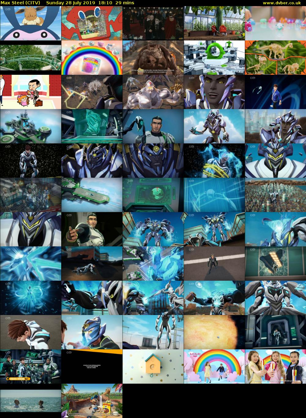 Max Steel (CITV) Sunday 28 July 2019 18:10 - 18:39