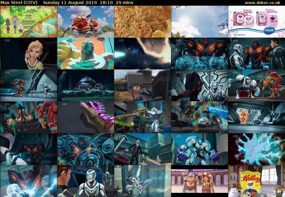 Max Steel (CITV) Sunday 11 August 2019 18:10 - 18:39