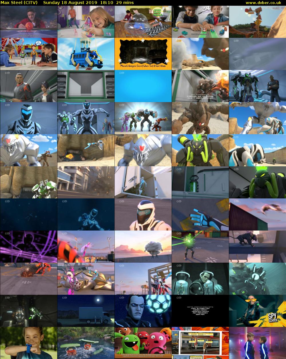 Max Steel (CITV) Sunday 18 August 2019 18:10 - 18:39