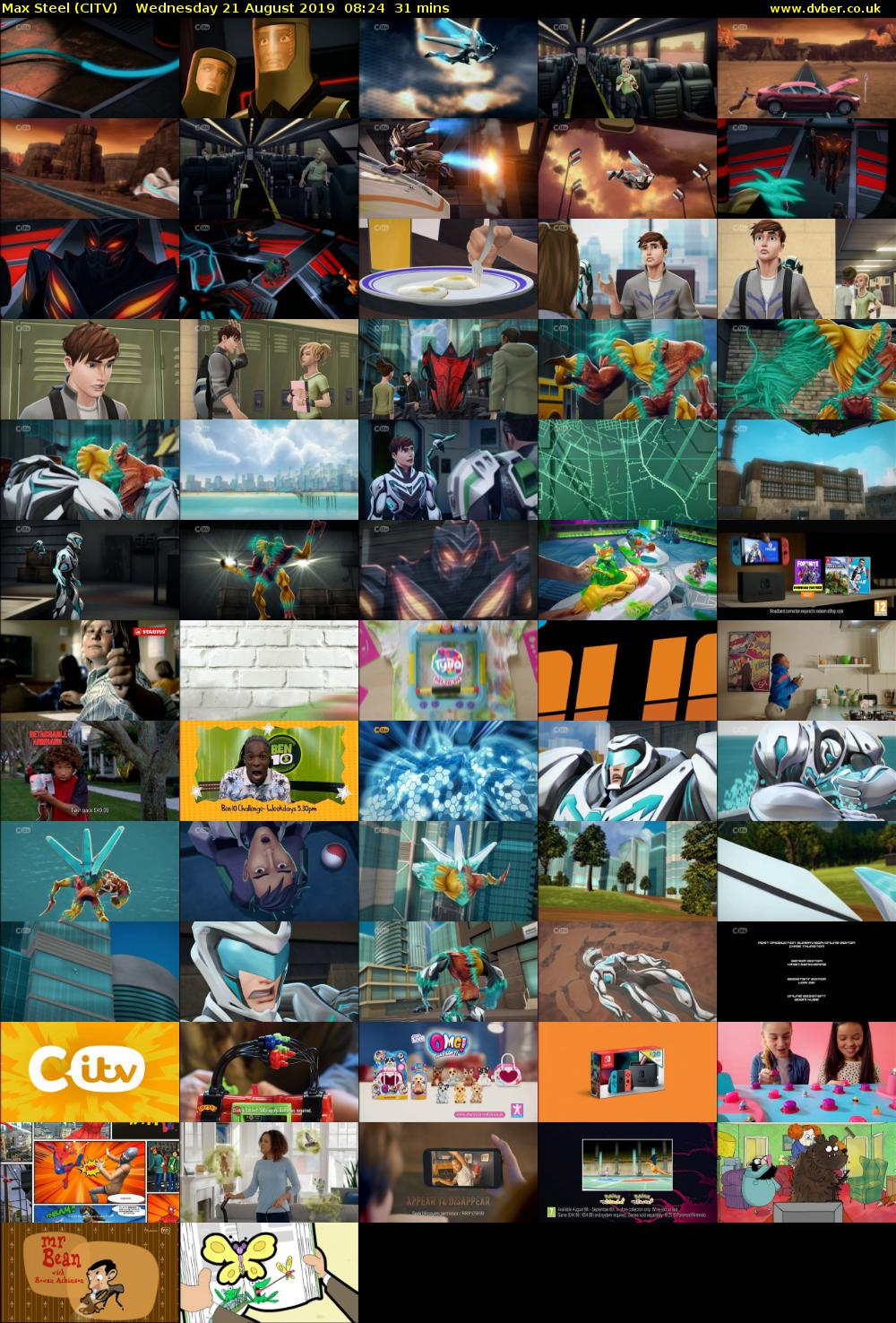 Max Steel (CITV) Wednesday 21 August 2019 08:24 - 08:55