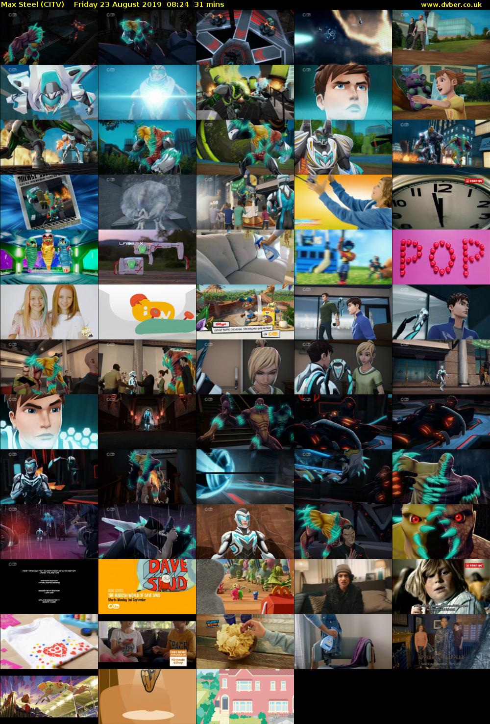 Max Steel (CITV) Friday 23 August 2019 08:24 - 08:55