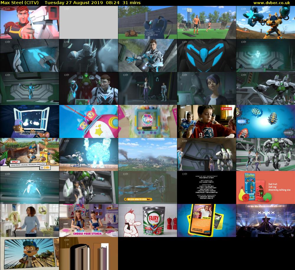 Max Steel (CITV) Tuesday 27 August 2019 08:24 - 08:55