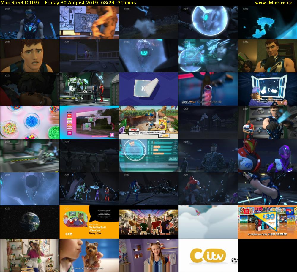 Max Steel (CITV) Friday 30 August 2019 08:24 - 08:55