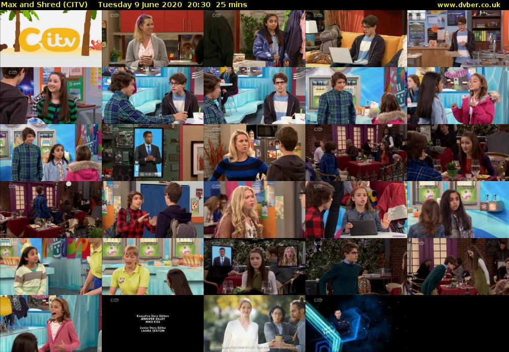 Max and Shred (CITV) Tuesday 9 June 2020 20:30 - 20:55