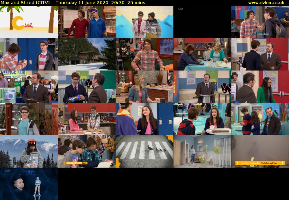 Max and Shred (CITV) Thursday 11 June 2020 20:30 - 20:55