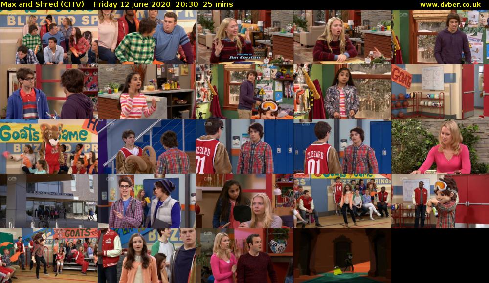 Max and Shred (CITV) Friday 12 June 2020 20:30 - 20:55