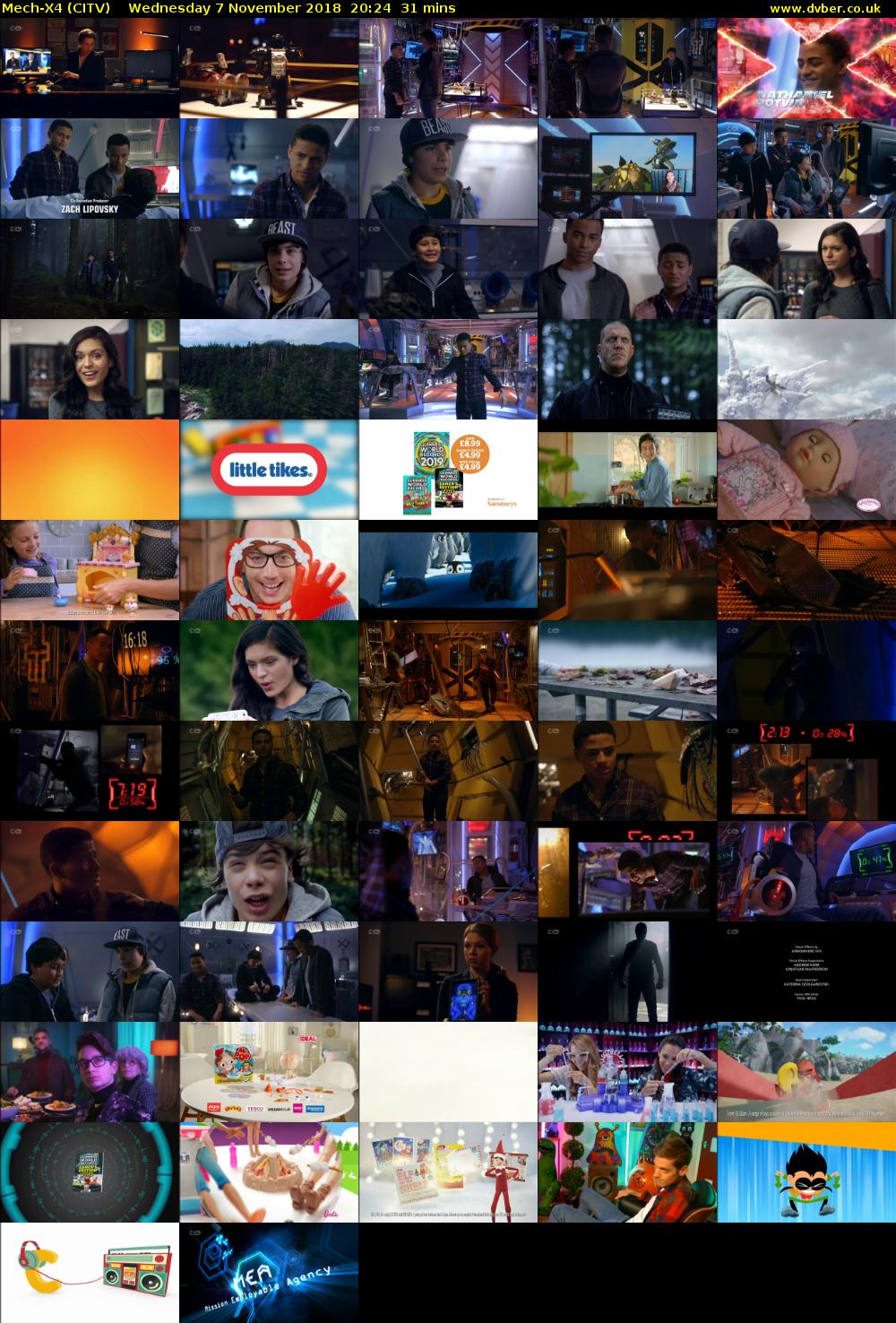 Mech-X4 (CITV) Wednesday 7 November 2018 20:24 - 20:55