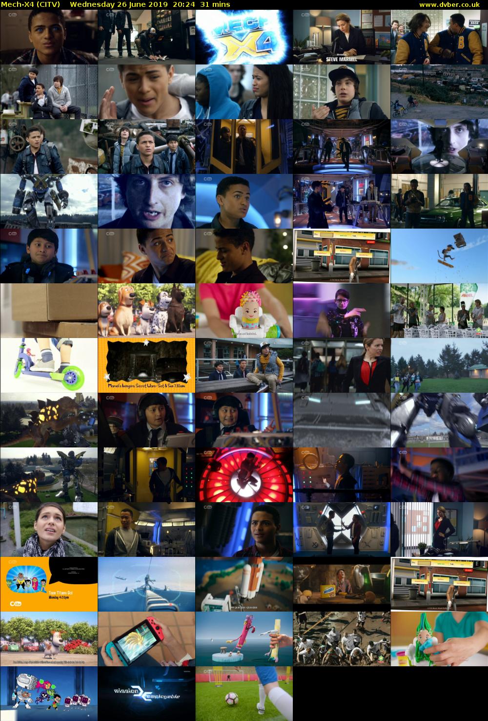 Mech-X4 (CITV) Wednesday 26 June 2019 20:24 - 20:55