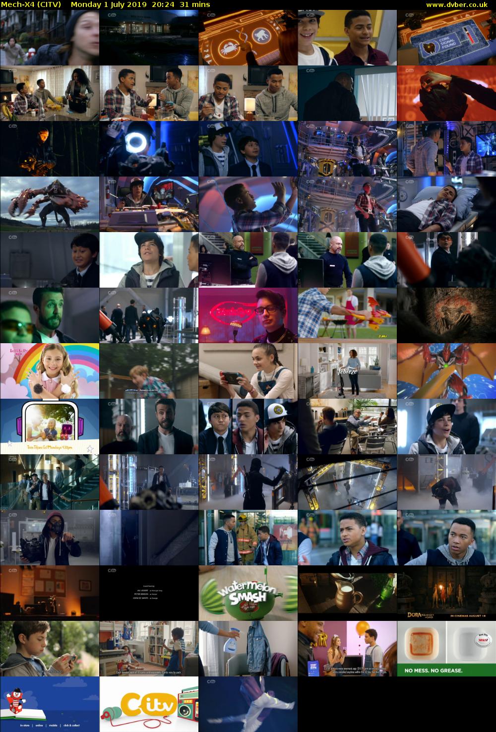 Mech-X4 (CITV) Monday 1 July 2019 20:24 - 20:55