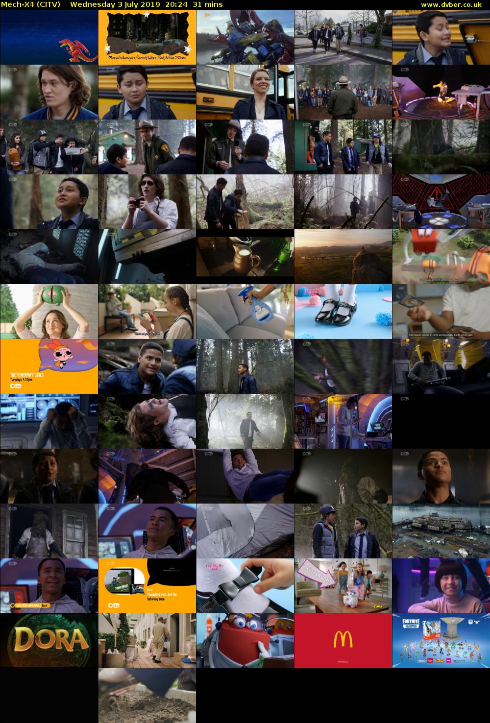 Mech-X4 (CITV) Wednesday 3 July 2019 20:24 - 20:55