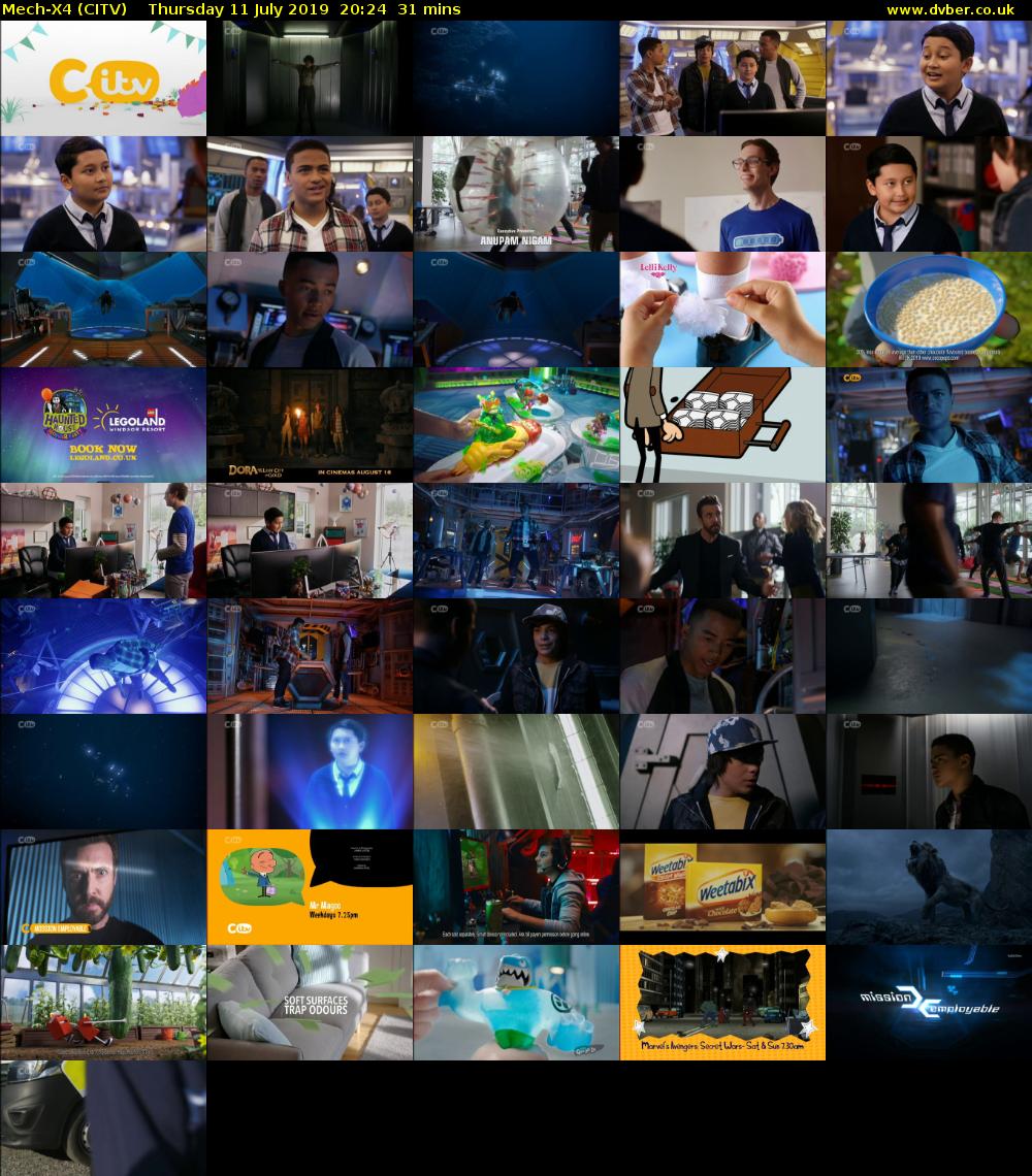 Mech-X4 (CITV) Thursday 11 July 2019 20:24 - 20:55