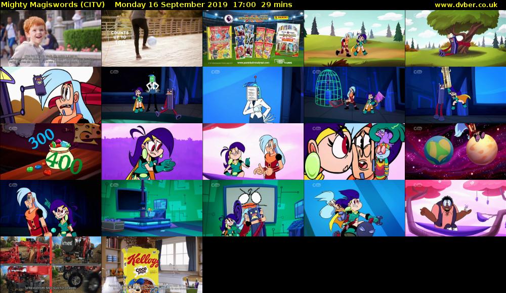 Mighty Magiswords (CITV) Monday 16 September 2019 17:00 - 17:29