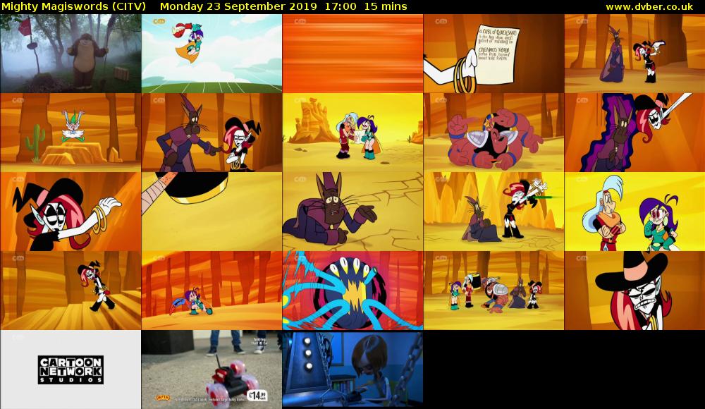 Mighty Magiswords (CITV) Monday 23 September 2019 17:00 - 17:15