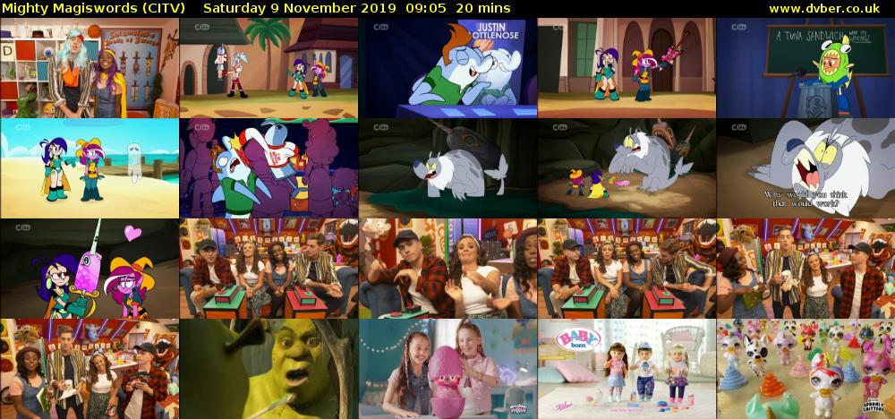 Mighty Magiswords (CITV) Saturday 9 November 2019 09:05 - 09:25
