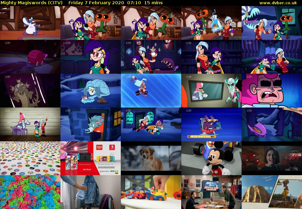 Mighty Magiswords (CITV) Friday 7 February 2020 07:10 - 07:25