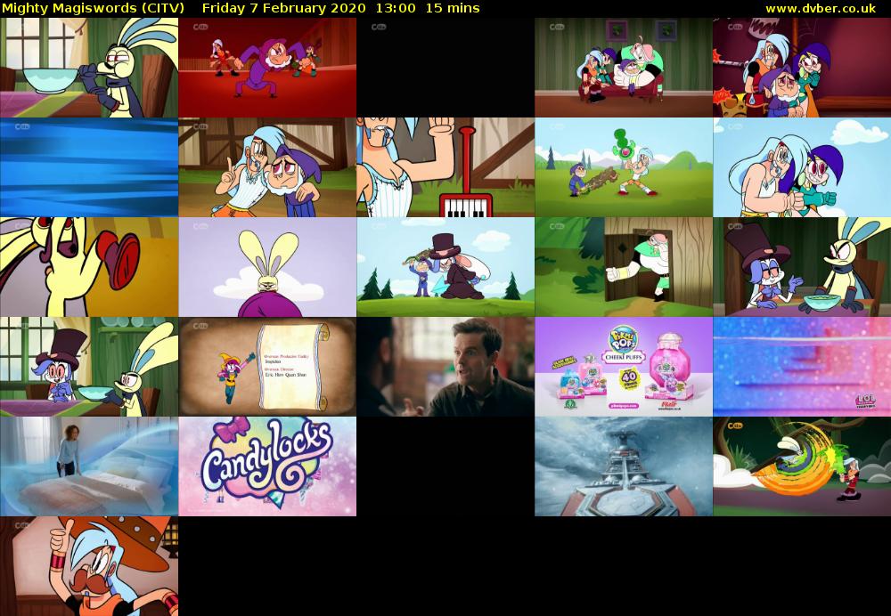Mighty Magiswords (CITV) Friday 7 February 2020 13:00 - 13:15