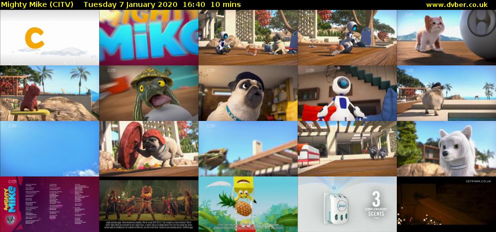 Mighty Mike (CITV) Tuesday 7 January 2020 16:40 - 16:50