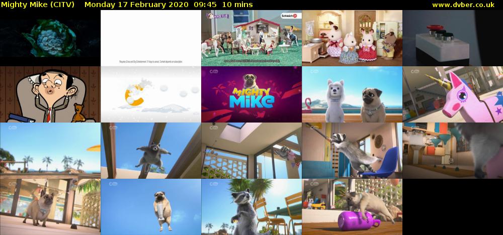 Mighty Mike (CITV) Monday 17 February 2020 09:45 - 09:55