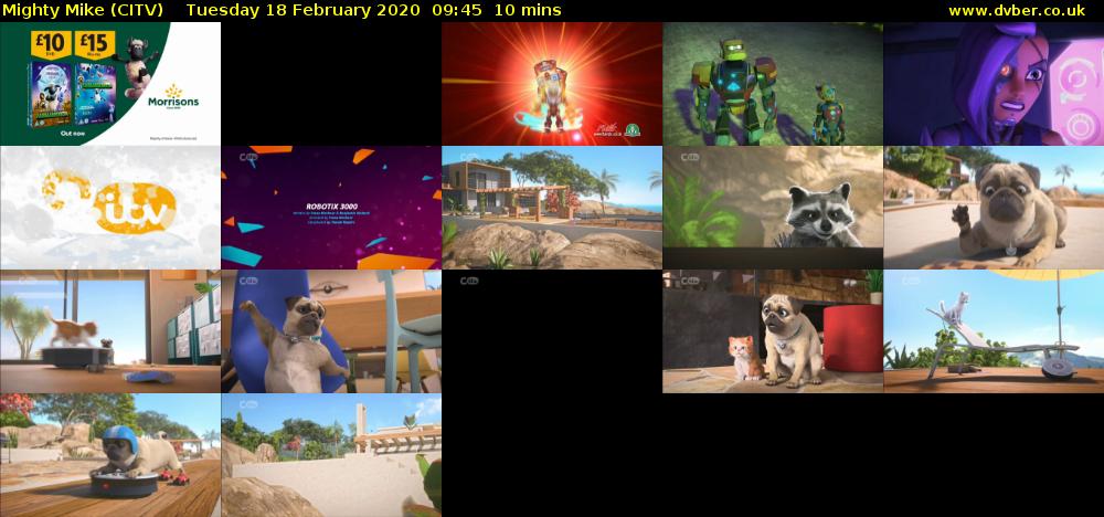 Mighty Mike (CITV) Tuesday 18 February 2020 09:45 - 09:55