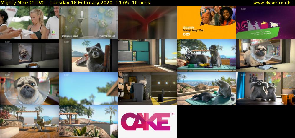 Mighty Mike (CITV) Tuesday 18 February 2020 14:05 - 14:15