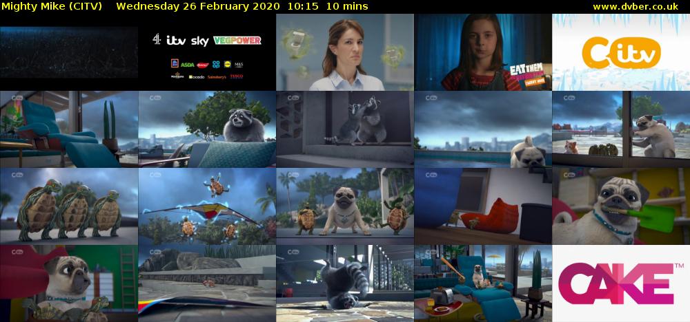 Mighty Mike (CITV) Wednesday 26 February 2020 10:15 - 10:25