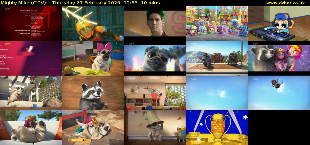 Mighty Mike (CITV) Thursday 27 February 2020 09:55 - 10:05