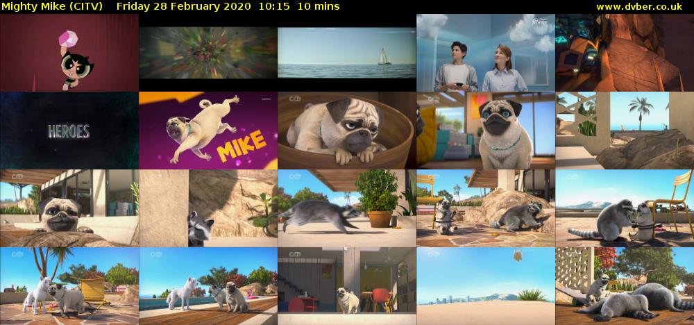 Mighty Mike (CITV) Friday 28 February 2020 10:15 - 10:25