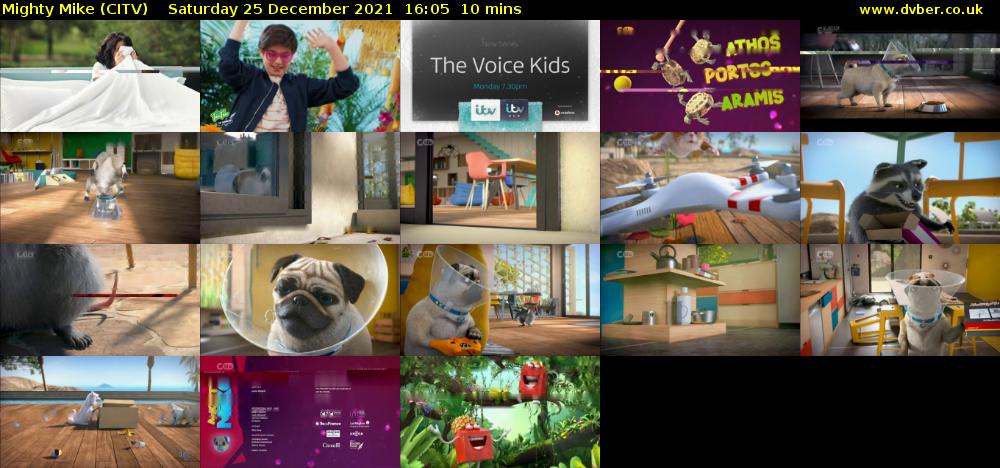 Mighty Mike (CITV) Saturday 25 December 2021 16:05 - 16:15