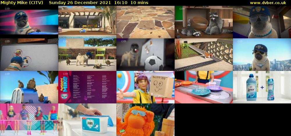 Mighty Mike (CITV) Sunday 26 December 2021 16:10 - 16:20