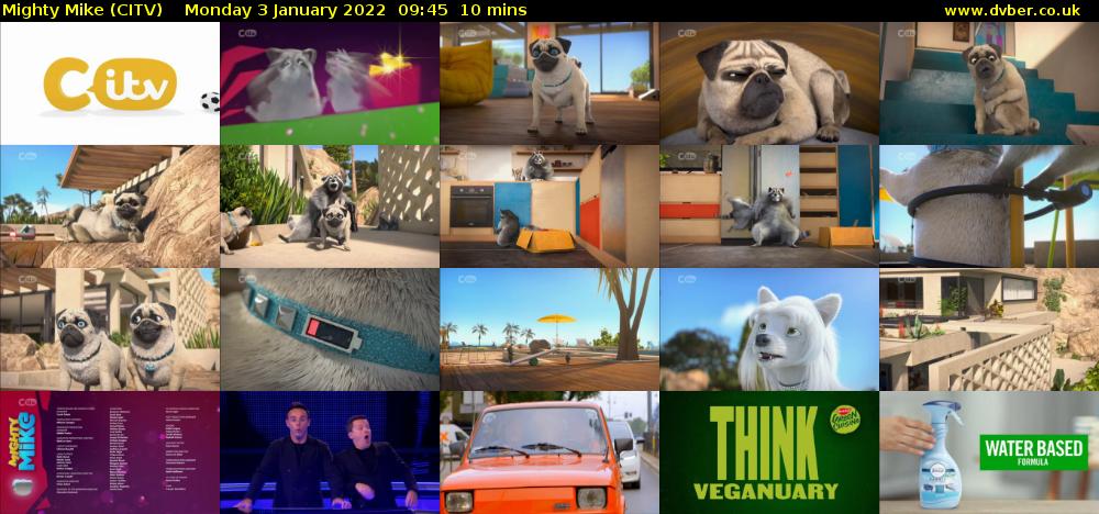 Mighty Mike (CITV) Monday 3 January 2022 09:45 - 09:55