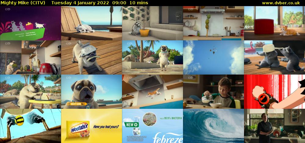 Mighty Mike (CITV) Tuesday 4 January 2022 09:00 - 09:10